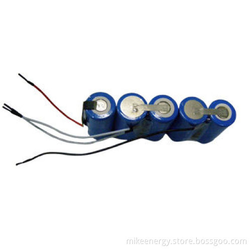 NiCd Battery Pack with 6.0V Nominal Voltage and 2.600mAh Capacity